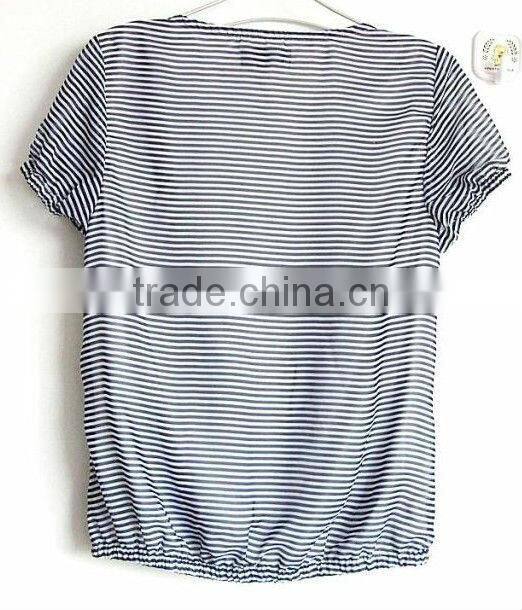 fat women's chiffon styles blouse 2013