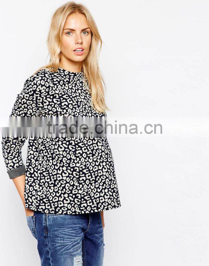 Maternity Sweatshirt in Super Soft Animal Print China products
