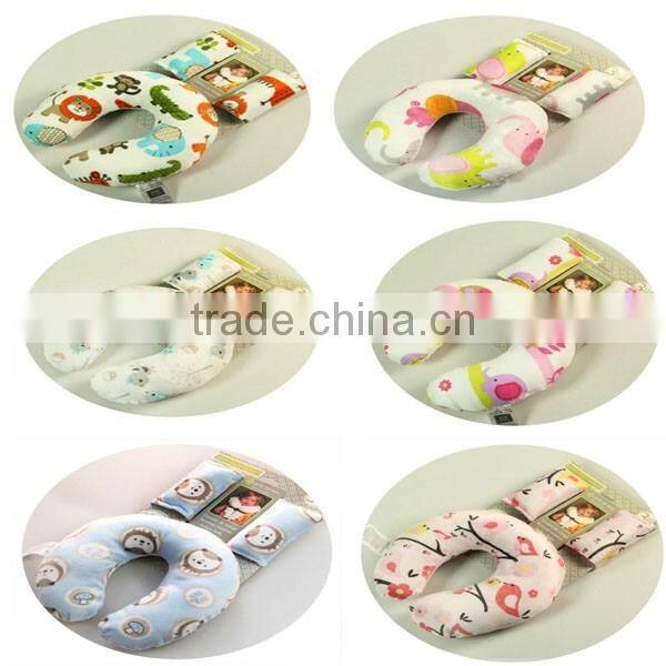 fuzzy baby stroller pillow baby neck pillow