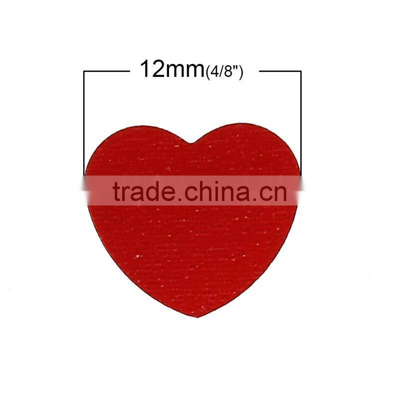PVC Confetti Party Decoration Heart At Random