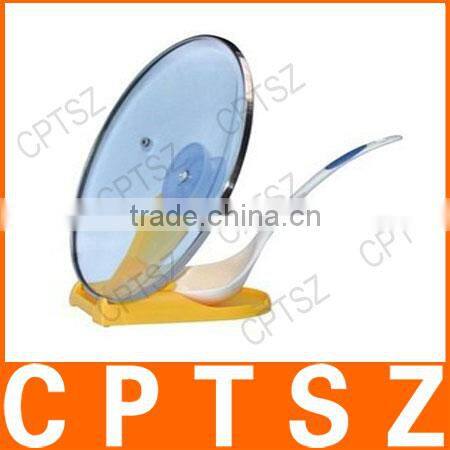 Hottest Folding multi-function pot rack pan rack + spoon frame and a thing