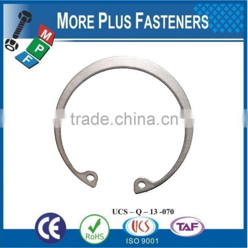 Made in Taiwan Internal Circlip Bore Size Brass Internal Circlip Stainless Steel Internal Circlip