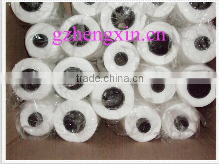 raw white 210d /3, 100% polyester quilting sewing thread for making mattress