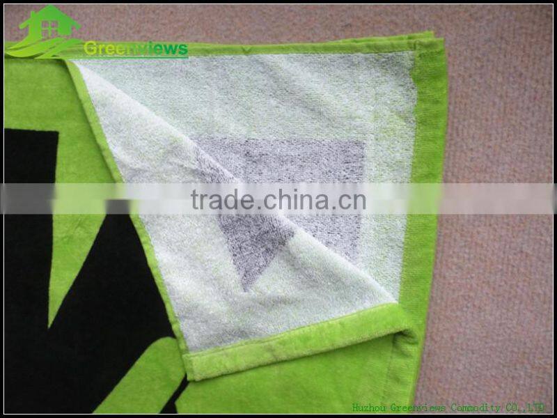 Promotional beach towel organic cotton towel printed beach towel cutom