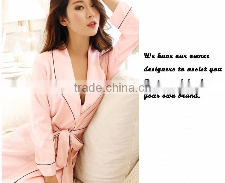 Sleep gown unique sexy girls bathrobe bridal short lady bathrobe