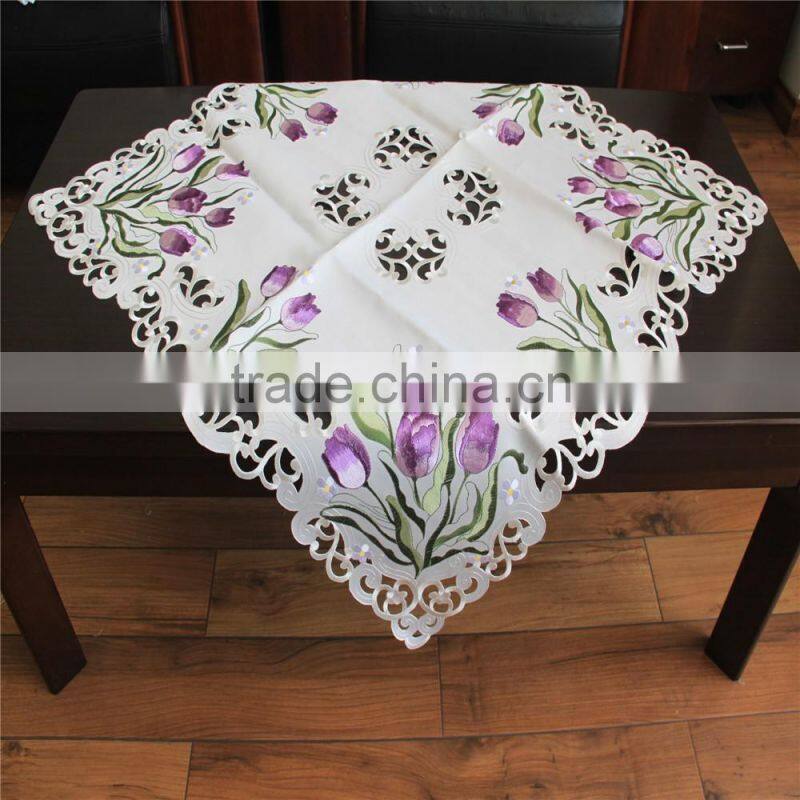 cutwork embroidery tablecloth