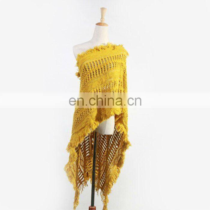 2012 fashion ladies solid color jacquard winter knitted shawl