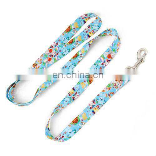 Dog lead and collar with adjustable length