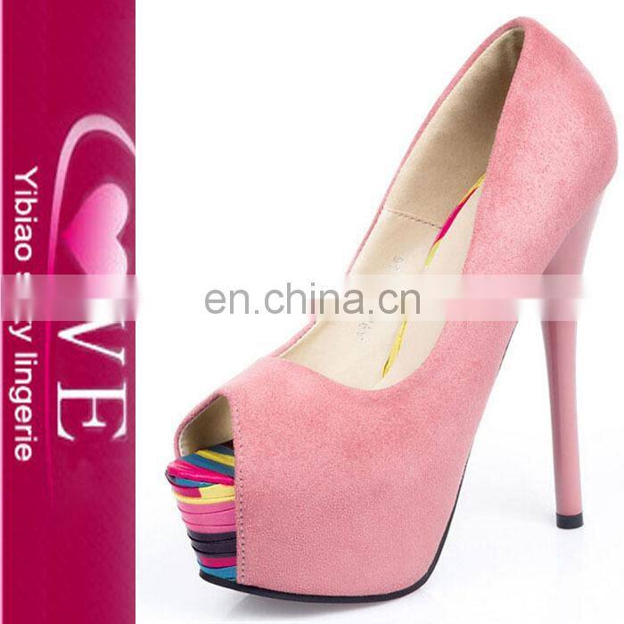 quality guarantee factory direct candy color high heel shoes for ladies fashion footwear