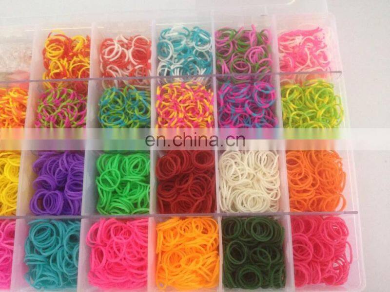 Plastic Organizer Case Rubber Bands Kit