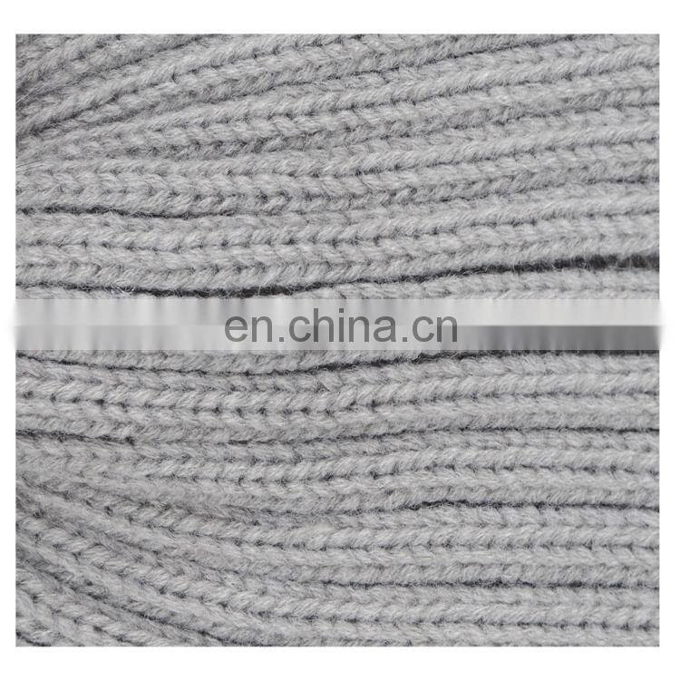 TOROS fashion plain solid color knit hat with pompom women fashion winter hat