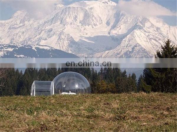 0.8mm pvc Clear Bubble Party Event Tent inflatable advertising Inflatable Bubble Tent camping cube tent