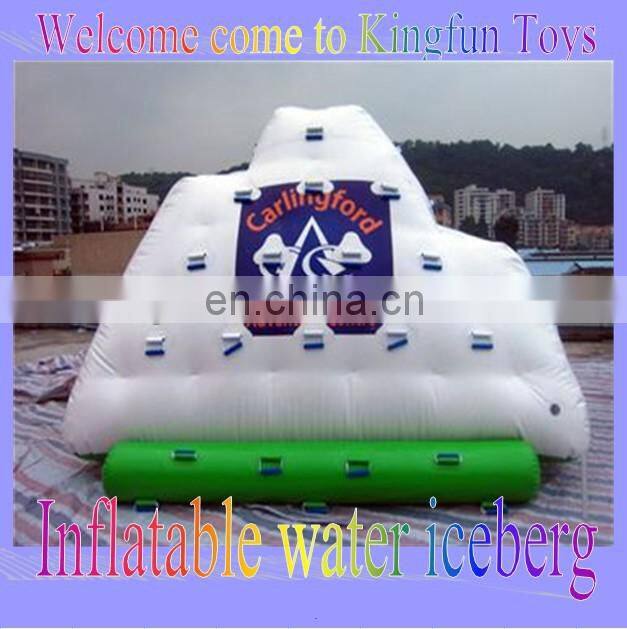 Floating Inflatable rock climbing wall