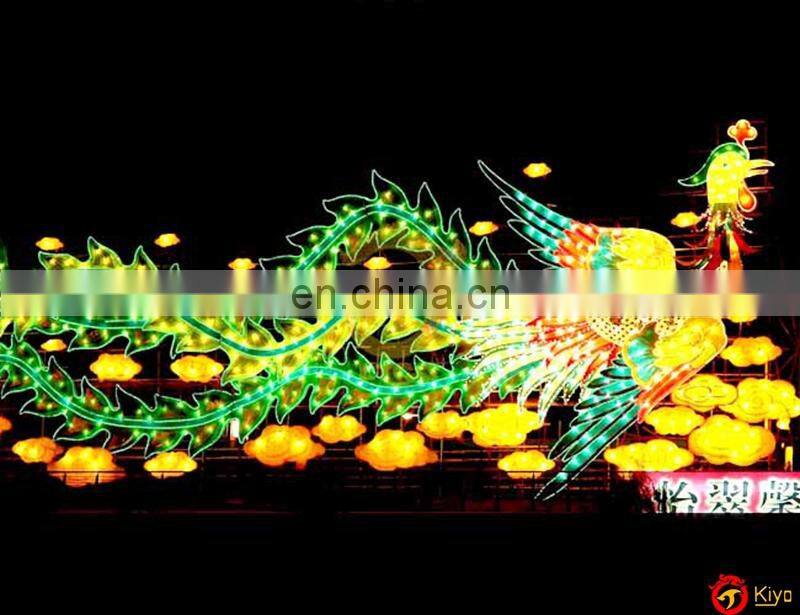 Silk Chinese lantern for celebrations and festivals named Harmonious