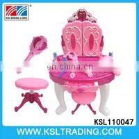 Dresser pretend play toys storage chair set for good sale