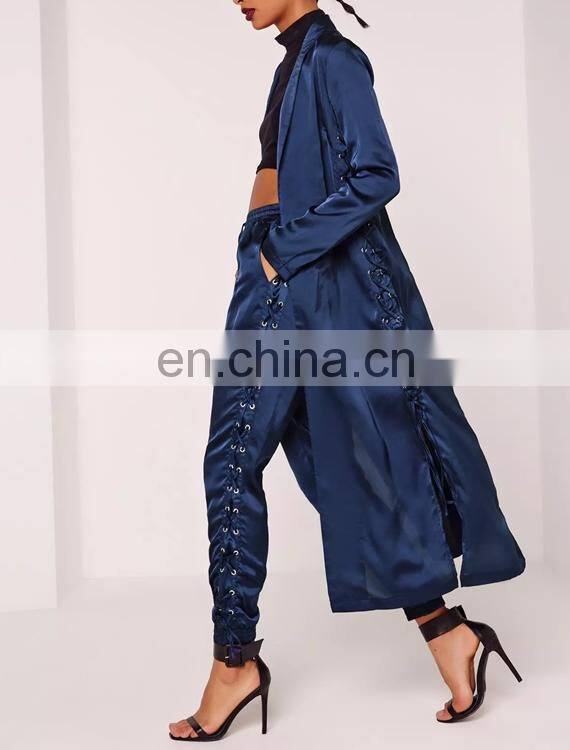 Top nice design style long women coat ladies long coats design