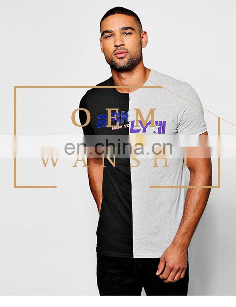 high quality customed mens summer short sleeve sport printing t shirt