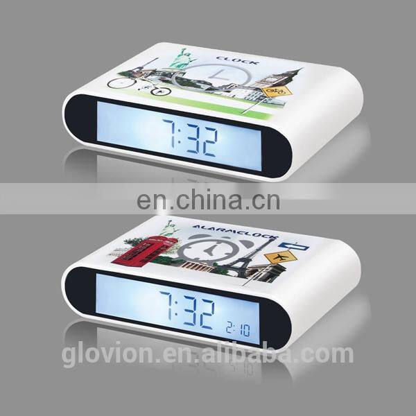 Glovion funny alarm clocks cute alarm clock Reversal kids digital clock