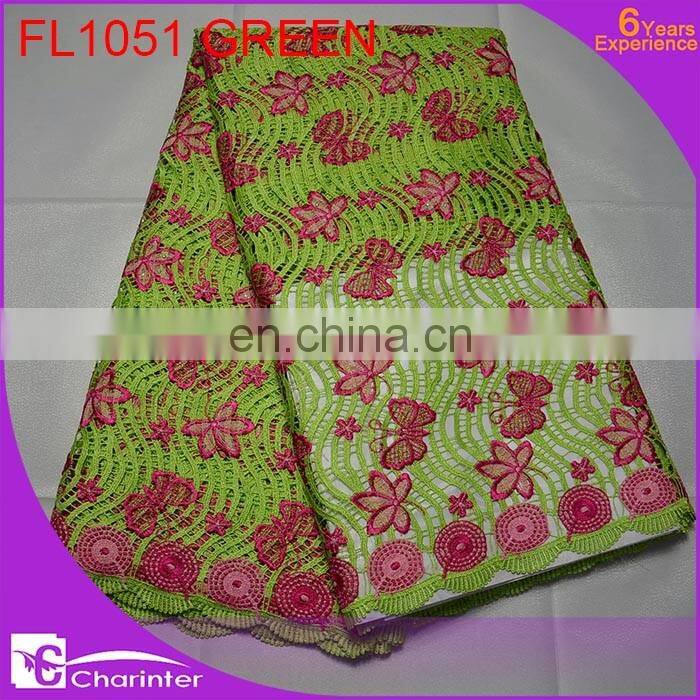 free shipping high quality african cord lace/latest design french guipure lace fabric