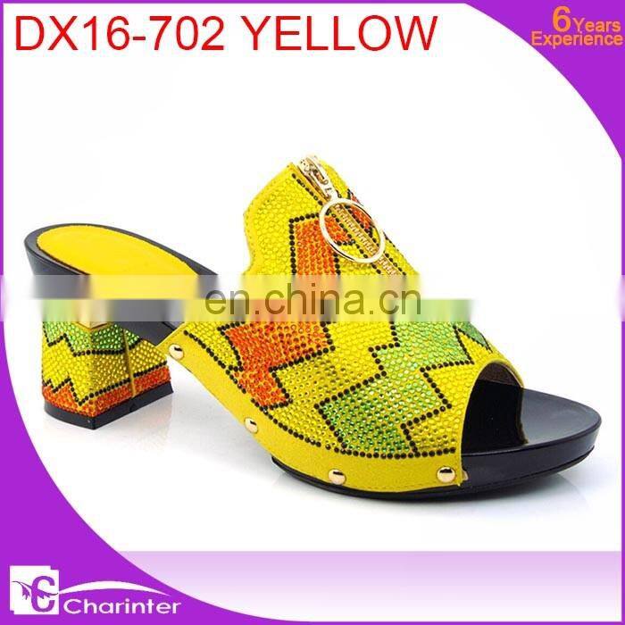 wholesale italian ladies shoes ladies high heel shoes ladies slipper with stones
