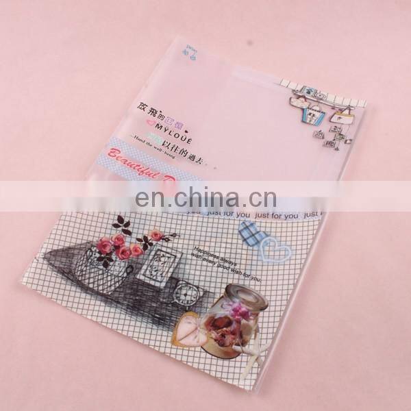 2016 wholesale pvc book cover, plastic book cover,transparent pvc book cover
