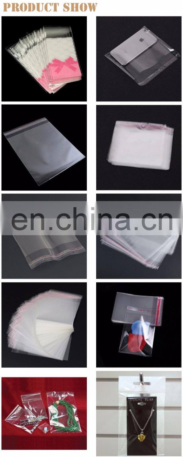 Crystal Clear PolyBag Packaging,Opp Bopp Cellophane Self Adhesive Bag,Strong Self Adhesive Sealing Plastic Opp Bopp Bag Packing