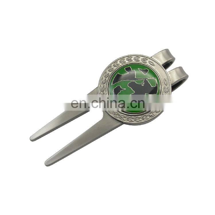 custom blank golf divot repair tool with ball marker