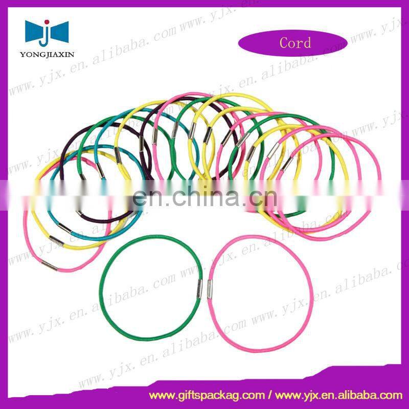 Elastic hair Band/Elastic Cord with Metal Clips