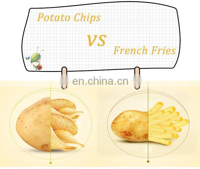 Industrial Small Scale Potato Chips Maker Fresh French Fries Frying Making Production Line Machinery To Make Potato Chip