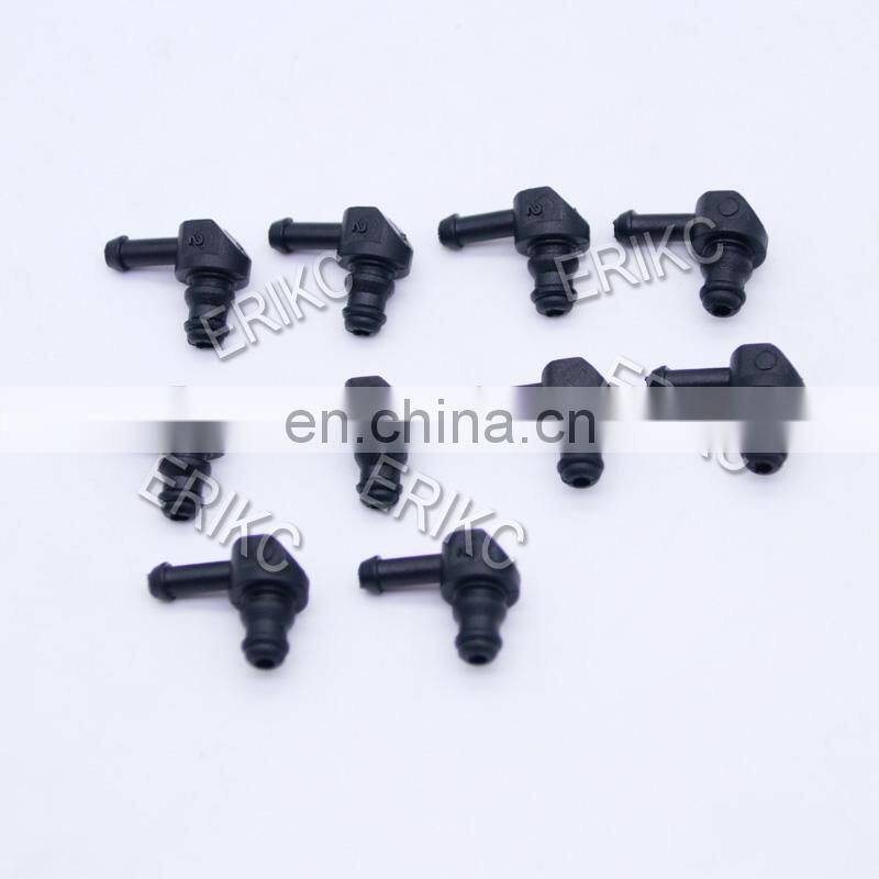 Return Oil Backflow L Type for Bosch 110 Series Diesel CR Part Fuel Injector Plastic 2 Two-way Joint Pipe 10pcs/bag E1024071