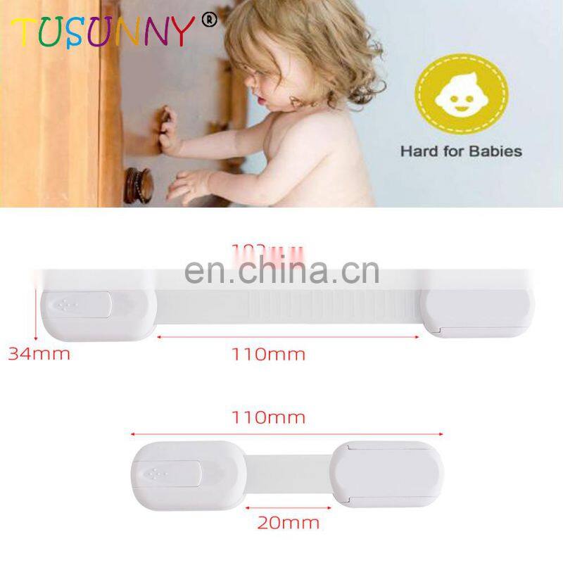 Baby Proofing Cabinet Lock with 6 Extra 3M Adhesives