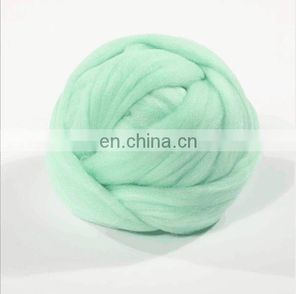 66s 100% Merino Super chunky giant thick hand knitting yarn 100% Australia merino wool dyed yarn in 100 colors giant wool yarn