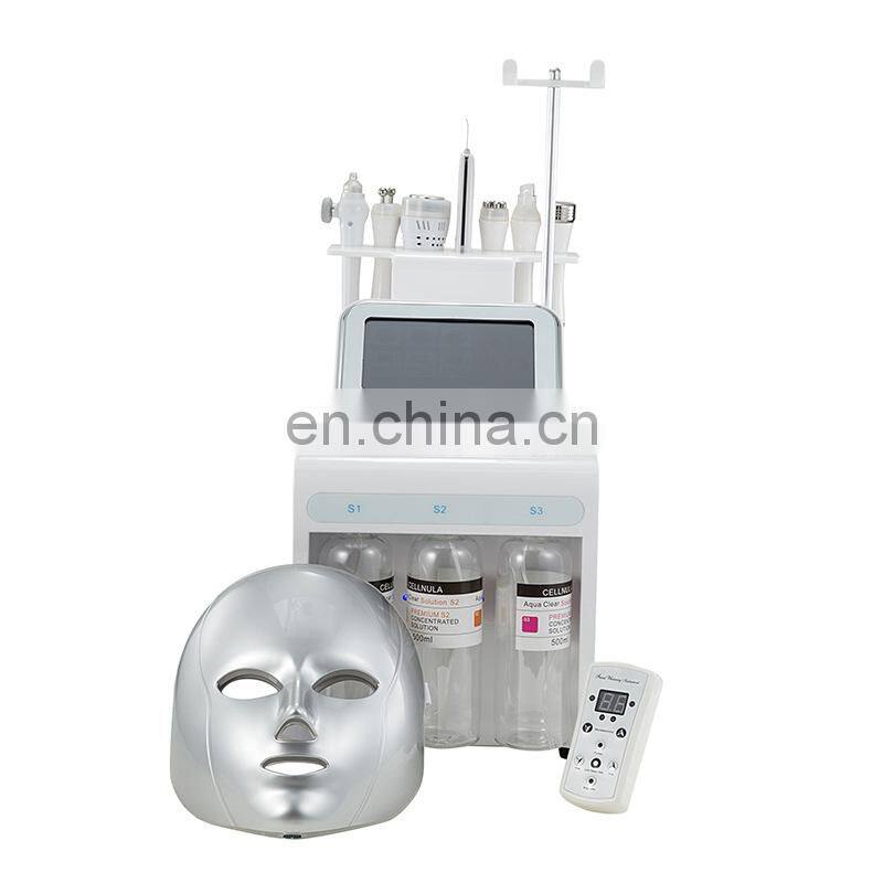 Multifunction Oxygen Hydrogen Small Bubble Skin Care Beauty Machine Blackhead Remover Facial Cleansing Machine