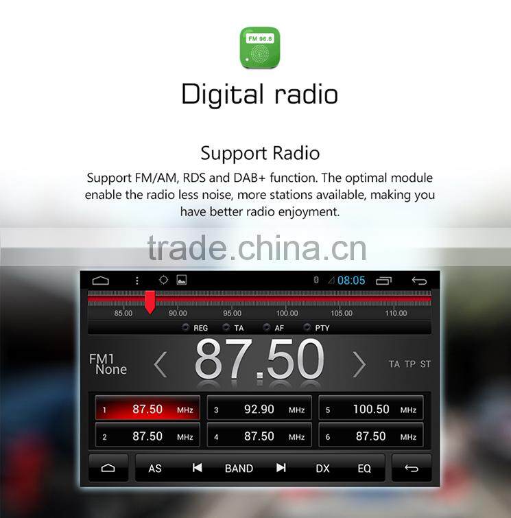 Quad core! Android 4.4/5.1 car dvd for TOYOTA HILUX 2015 with 8 inch Capacitive Screen/ GPS/Mirror Link/DVR/TPMS/OBD2/WIFI/4G