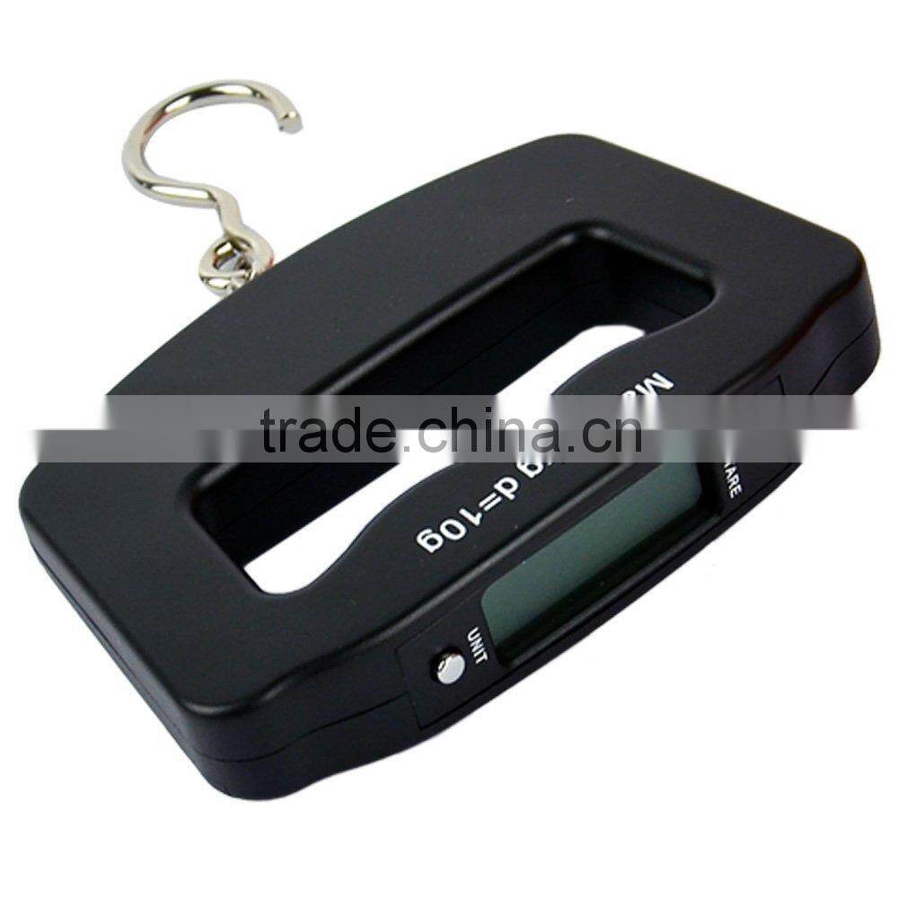 50kg/10g Portable LCD Digital Fish Hanging Luggage Weight Electronic Hook Scale