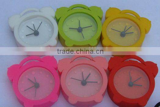 Candy and square shaped digital Silicone desk clock