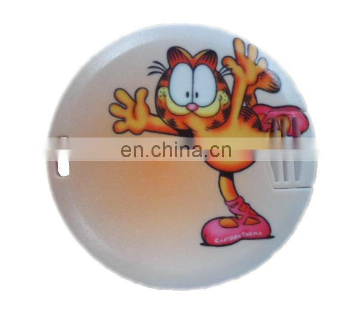 Round business card usb flash drive 2gb 4gb 8gb memory sticker credit card round pen drive