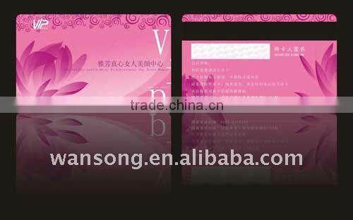 high quality magetic pvc VIP card
