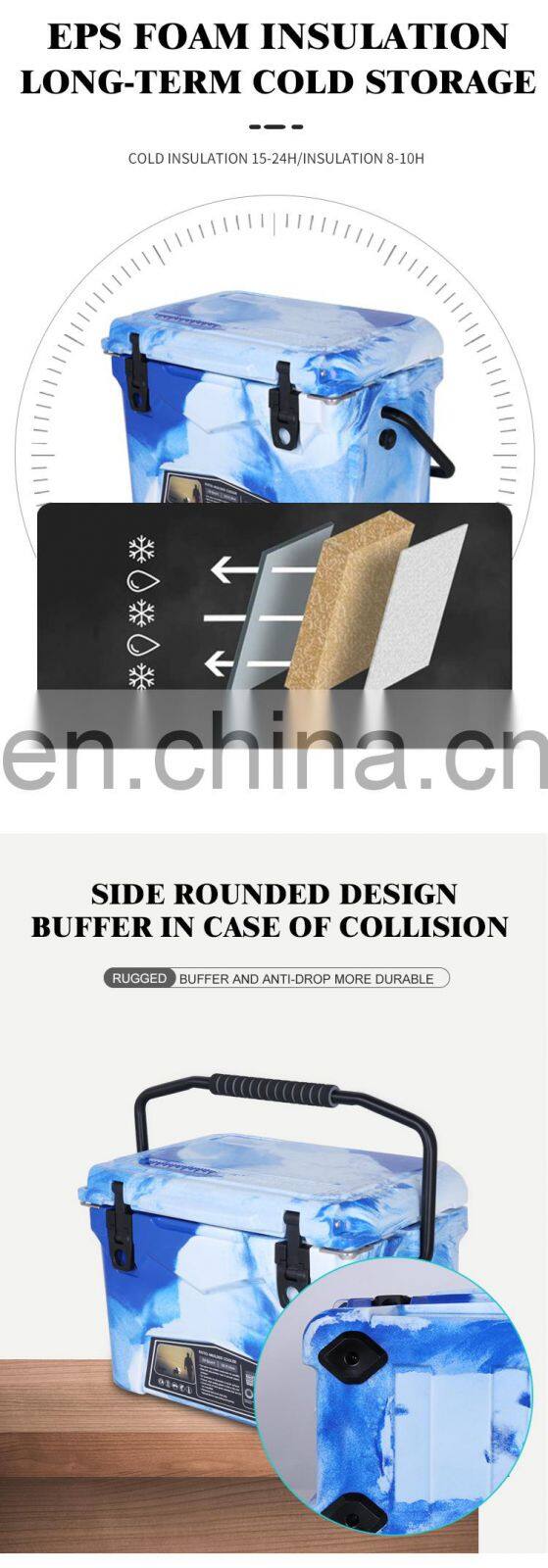 GINT Hot Selling Camo Color Ice Box 20QT Manufacture High End Heavy Duty Good Price Ice Chest Cooler Box