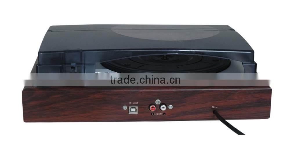DS-2018:Simple Design! Vintage Vinyl Record Player with PC Recording
