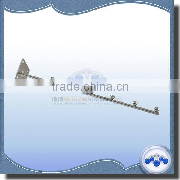 Metal chrome 7 balls slim wire display hook