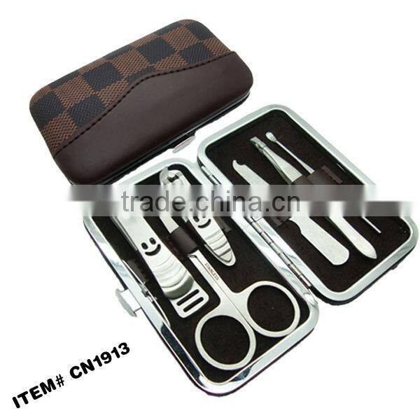 7pcs small metal frame promotion manicure set