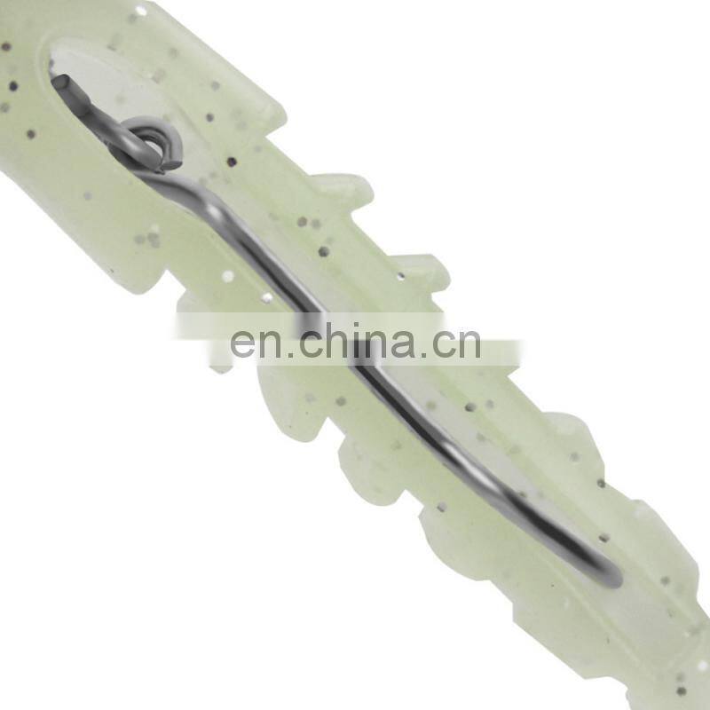 Amazon 8cm 8.5g 3pcs/set Fishing Lure Soft Grubs Plastic Soft Baits Rig Bass Fishing