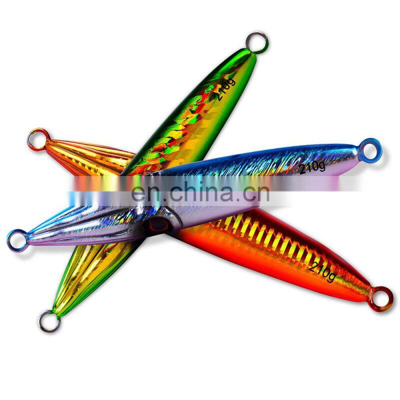 Clearance 210g Weight Vib Lures Fishing Lure Saltwater Jigging Lures Fishing Metal JigSaltwater Jigging
