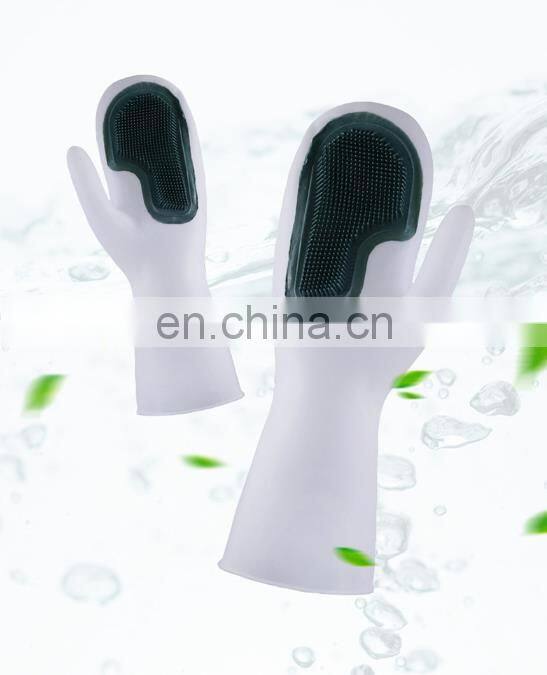 Farming Warehouse Gardening Work PVC Palm Dotted Canvas long sleeve industrial Gloves