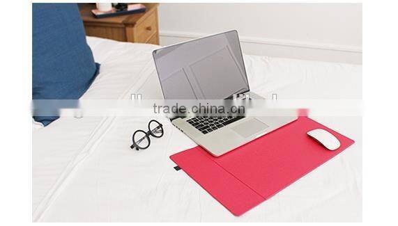 high quality genuine leather rectangle shape desk pad mouse pad place mat