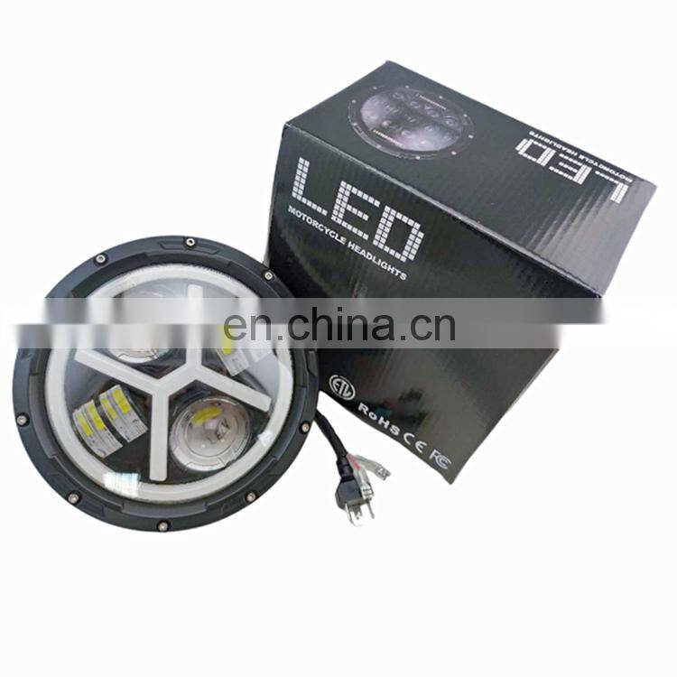 Headlight 7 Inch Beam High Yellow Waterproof Light 7inch LED Headlights Motorcycle For 4WD Driving Offroad 4x4 SUV ATV Headlight 7 Inch Beam High Yellow Waterproof Light 7inch LED Headlights Motorcycle For 4WD Driving Offroad 4x4 SUV ATV