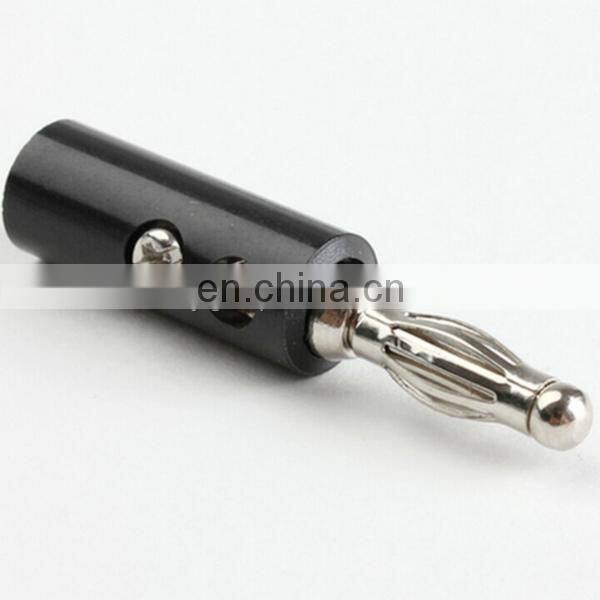 Electrical 4MM Mini Banana Plug with Nickel Plated metal fabrication service