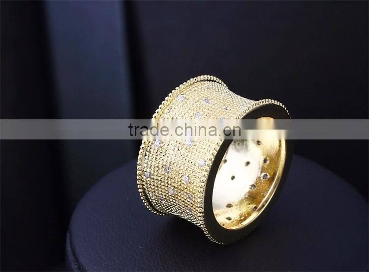New Designer Ring Pave Setting Cubic Zirconia Statement Grand Party Best Ring