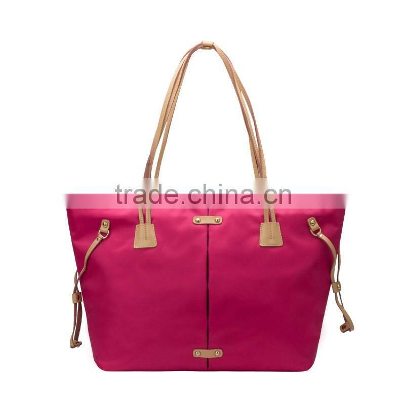Ladies nylon shoulder bags